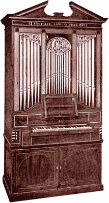 Chamber Organ by Snetsler.