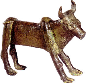 Sacred Bull (bronze - Northern Samaria.