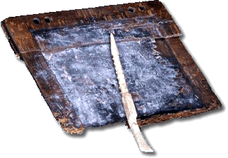 A Wax tablet