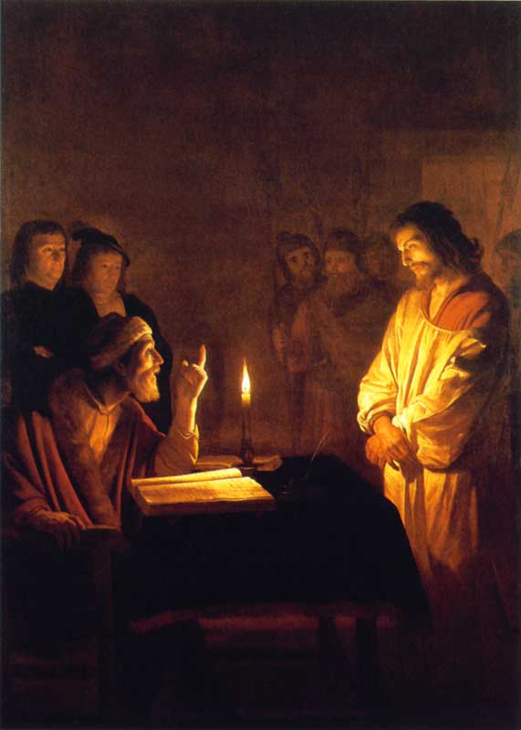 Christ before the High Priest: Gerrit van Honthorst. (1200x1600. High definition. Jpg 274kb.)