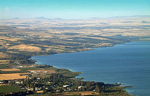 The northern
 shore of the Sea of Galilee Sea of Galilee (Northern shore)