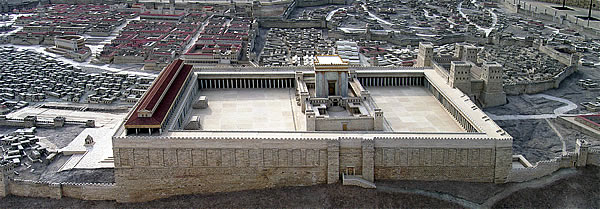 Jerusalem Model from the west.