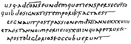 chronological notes