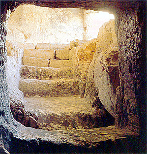 The empty tomb.