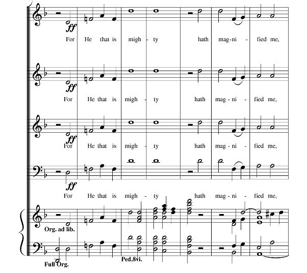 Magnificat in D minor 1 - T A Walmisley