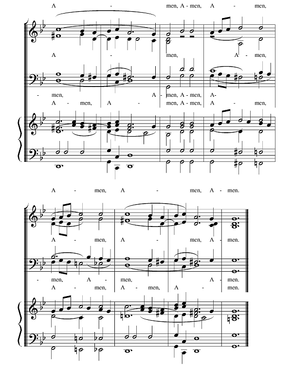 Amen-Service in G Minor - 2 - Purcell.