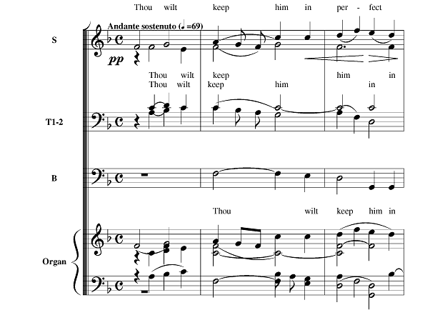 Thou wilt keep him 1