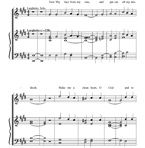 Anthem: Turn Thy face from my sins 1 - Attwood