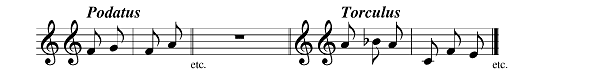 example 3 - Podatus-torculus