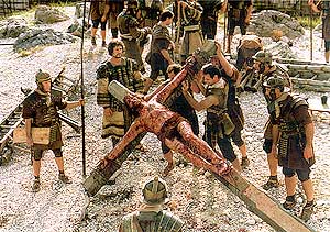Scene from THE PASSION OF CHRIST. Crucifixion. Scene from THE PASSION OF CHRIST. Crucifixion.